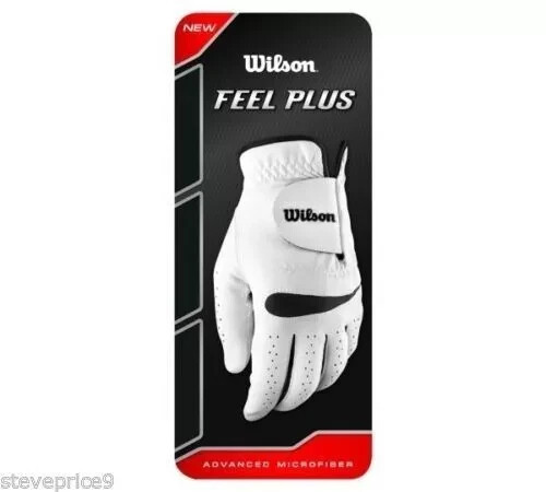 Mens Wilson Feel Plus Golf Glove - Right glove for Left-Handers - XL - Picture 1 of 3
