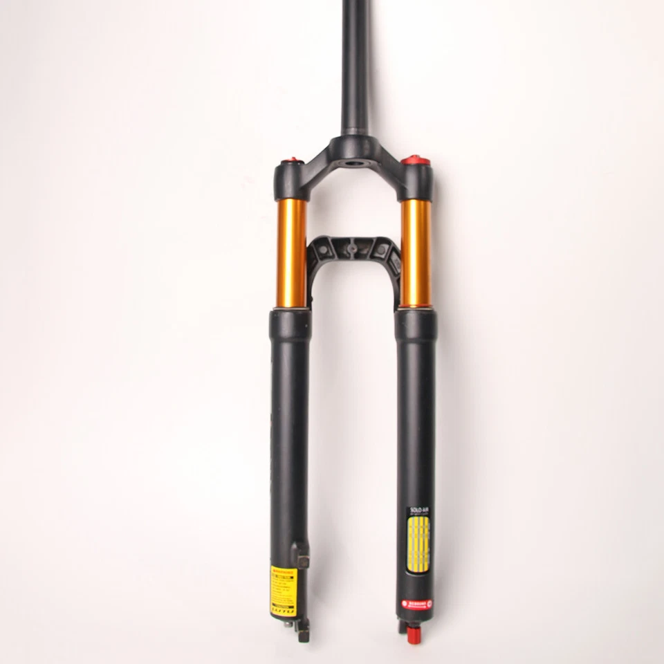 LUTU 26" 120mm Travel MTB Air Shock Forks Suspension Bike Fork Rebound 1-1/8" - Image 3 of 4