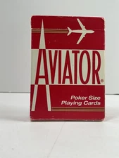 Vintage Aviator Poker Size Playing Cards Aviator Poker 914 U.S Playing Card Co.