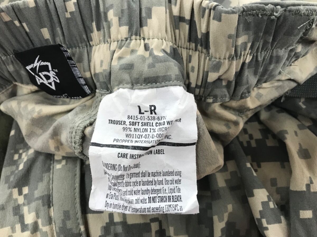 US Army Gen III L5 Trousers Soft Shell ACU Camo Pants NSN US Army Gen III L5 Trousers Soft Shell ACU Camo Pants NSN