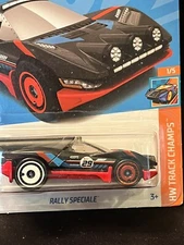 Hot Wheels Rally Especiale #29 Black Rally Racer Diecast Sealed NM Condition