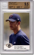 2005 Kyle Waldrop Rookie Glossy Tiffany RC BGS 1/1