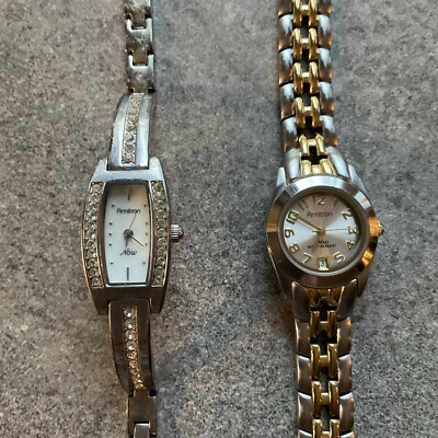 Beautiful Pair of Armitron Womens Watches Both Watches Run Great Bin M
