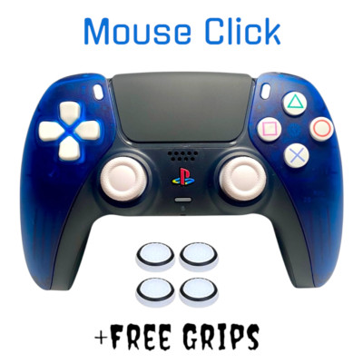 Ocean Blue PS5 Controller Mouse Click PlayStation 5 DualSense Custom Controller
