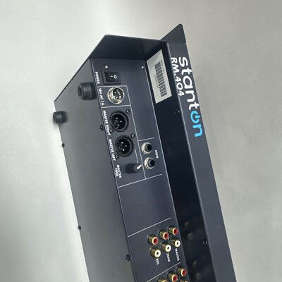 STANTON RM 404 Mixer New Dj Scratch 4 Channel Phono Rack Mountable