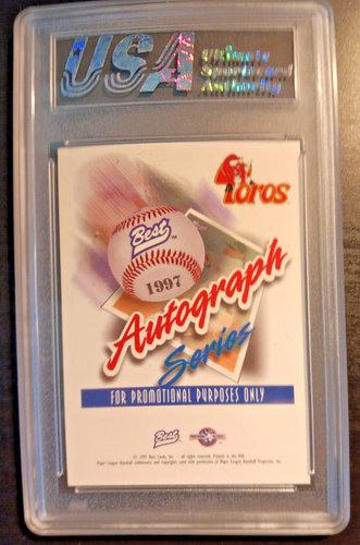 1997 Best Autograph Series -Premium Preview #NNO Travis Lee Rare PROMO of /200 - Picture 2 of 2