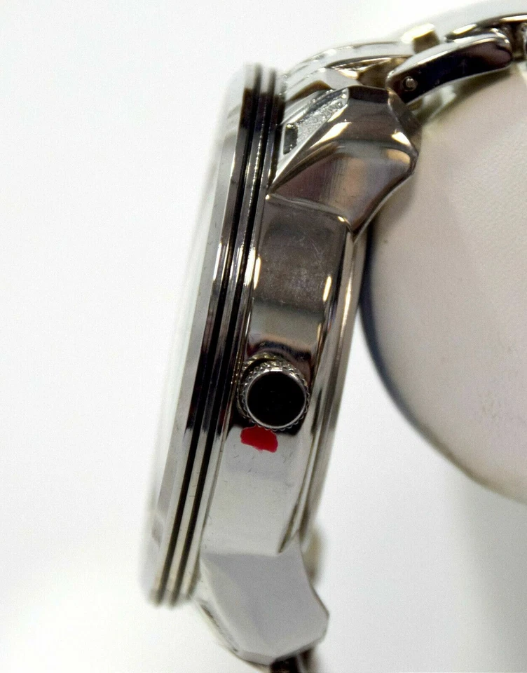 NUEVO NY London 2864 Diseño 3D Dial Números Negros Plata Pulsera Reloj Analógico Foto 4 de 4