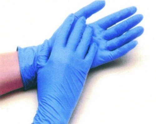 Blue Dots Nitrile Gloves – Non-sterile – Medical Gloves - Small Medium Large - 第 1/4 張圖片