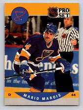 Mario Marois 1990-91 Pro Set #524 St. Louis Blues