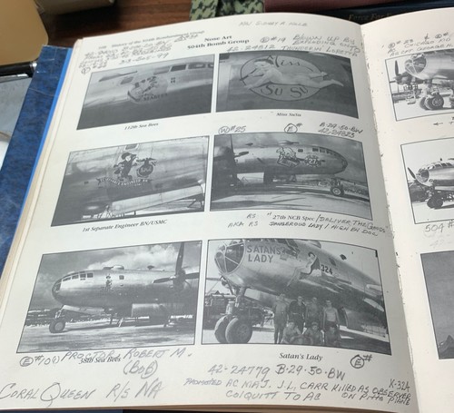 HISTORY OF THE 504TH BOMB GROUP (VH) in WWII B-29 HANLEY RARE OOP - Picture 10 of 12