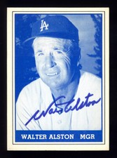 1980 TCMA WALTER ALSTON AUTOGRAPHED SIGNED 1959 LOS ANGELES DODGERS WORLD CHAMPS