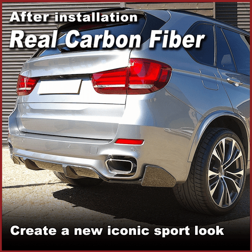 Diffusore carbonio diffusore posteriore spoiler per BMW X5 F15 M pacchetto paraurti 2014-18 - Foto 3 di 11