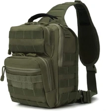 Tactical Sling Bag Backpack Military Rover Shoulder Sling Pack Molle Chest Pack
