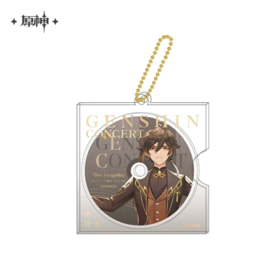 miHoYo Official Genshin Impact 2023 Concert Disc CD Keychain