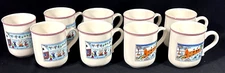 9 Villeroy Boch Naif Christmas Porcelain Mugs Cups Luxembourg Germany