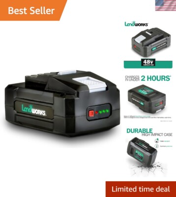Super Duty Pro 48V DC 2Ah Lithium Ion Rechargeable Battery 88.8 Watt Hours Ba...