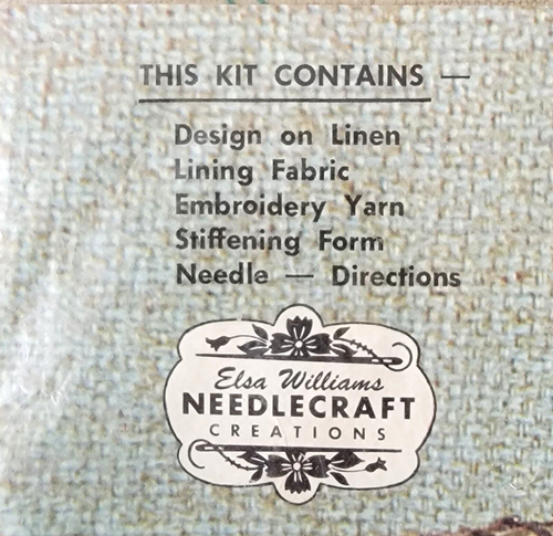 Nuovo kit custodia vetro occhi ricamo Crewel Elsa Williams Needlecraft KC231 - Foto 4 di 4