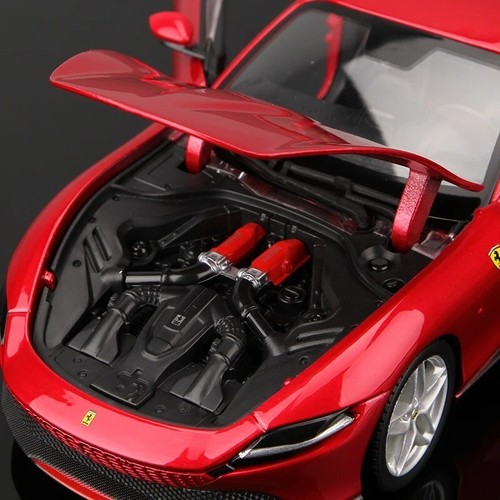 Ferrari Roma Rosso l Auto da Collezione e Modellino Auto - 1:24 Pressofuso, Suoni e Luci - Foto 4 di 6