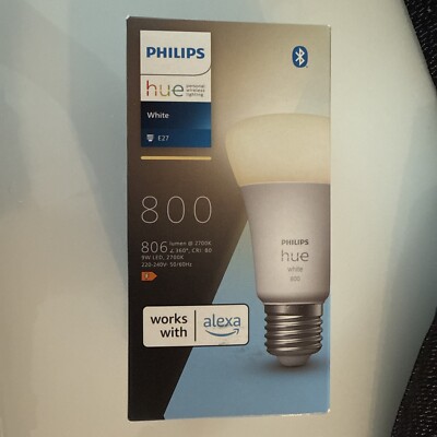 Philips Hue E27 White 800 Lumen Neu Ovp Alexa LED Lampe (806 lm) dimmbar