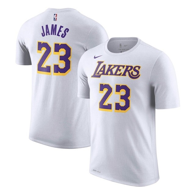 lakers dri fit t shirt