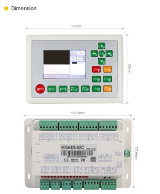 CO2 Laser Controller for Cutting Engraving- RuiDa RDC6442S DSP Controller System