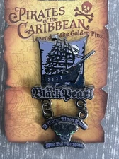 Disney 2006 Pirates of the Caribbean Black Pearl Dangle Pin 47081