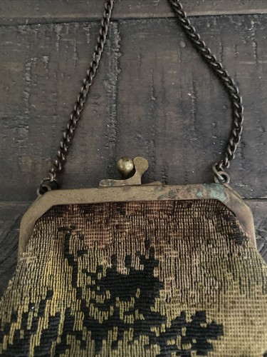 Vintage Woven Tapestry Coin Purse - Picture 3 of 7