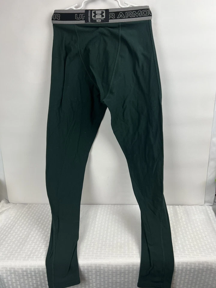 Ropa Under Armour Performance Niños Talla Pequeña Hunter Verde Dri-Fit Térmica Bajo Foto 4 de 4