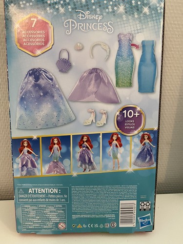 disney princess ariel multi tenue 10 look hasbro neuf - Imagen 2 de 2