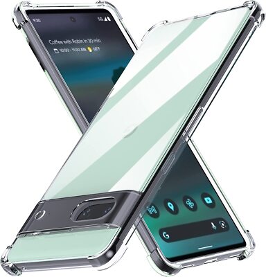 Hülle für Google Pixel 6 / 6A / 7 / Pro Silikon Schutzhülle TPU Tasche Klar Slim