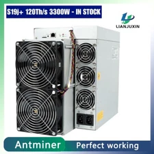 Bitmain Antminer S19J Pro+ 120T 3300W Asic Miner Mining BTC 120Th/s IN STOCK New