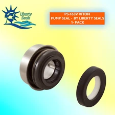 PS-163V  - VITON -  (1-PACK) Shaft Seal, 1/2" Shaft, Buna By Liberty Seals