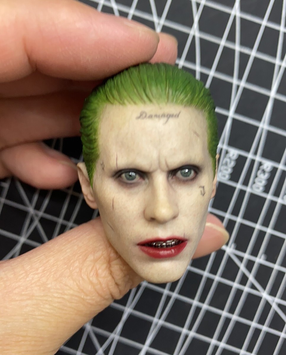 1/6 Hottoys HT MMS373 The Joker Head Sculpt Figure Suicide 1/6 Hottoys HT MMS373 The Joker Head Sculpt Figure Suicide