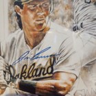 Jose Canseco Autographed Photo w Plaque 40/40 Club Member Oakland A's # /1000 — photo 3
