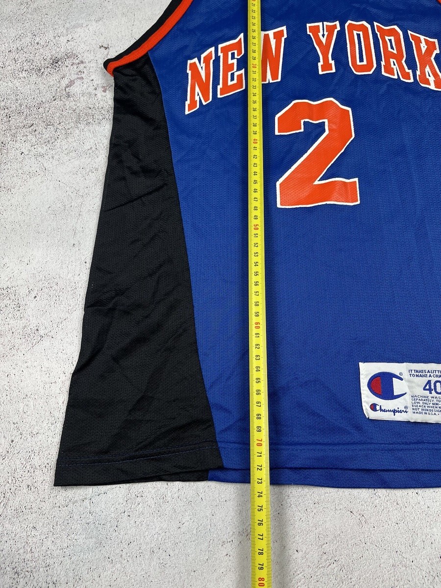Vintage New York Knicks #2 Larry Johnson Champion Jersey NBA Vintage New York Knicks #2 Larry Johnson Champion Jersey NBA