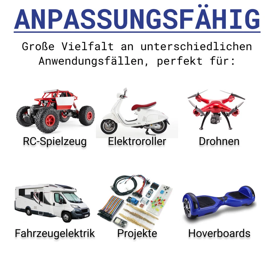 5 Stück Female Servo Stecker Vergoldet JST-SH Futaba Robbe kompatibel Crimp Pins - Bild 3 von 4