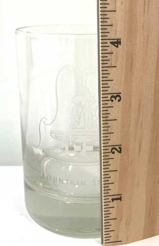 Cincinnati Fountain Square Sterling Cut Crystal Old Fashioned Glass 4” Tall - Picture 6 of 7