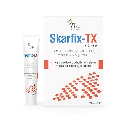 Fixderma SKARFIX -TX Cream Helps to Reduce Melanin & Dark Spots -  15 Gm