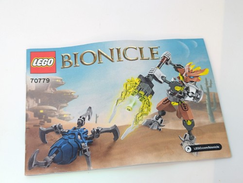 LEGO BIONICLE: Protector de Piedra 70779 Incompleto Con Instrucciones - Imagen 9 de 9