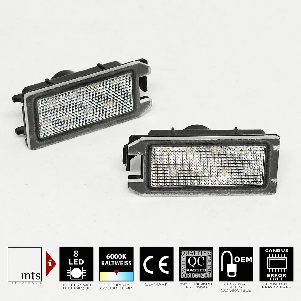 LED Kennzeichenbeleuchtung Jeep Grand Cherokee (WK2) Compass Patriot Dodge Viper - Bild 4 von 4