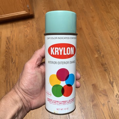 Vintage Krylon 2003 Pastel Aqua Turquoise Teal Jade Green Paint 8.9 OZ USA ￼