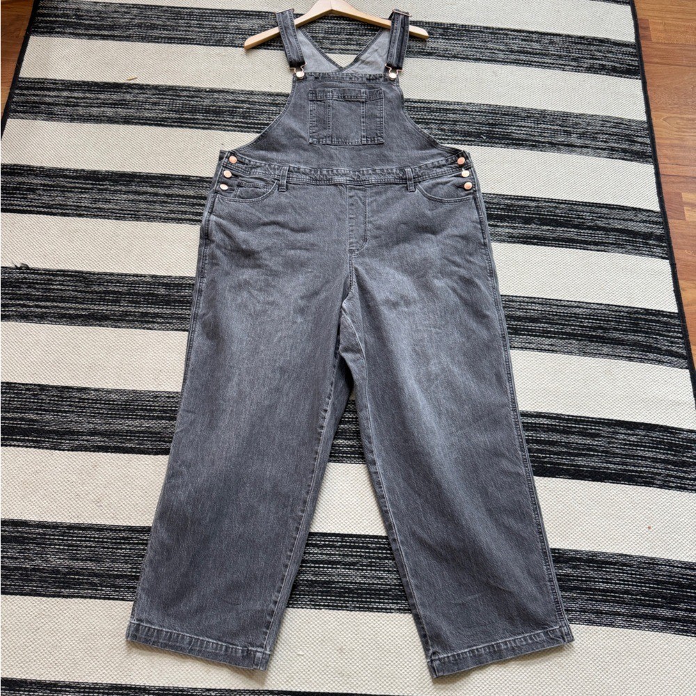 Universal Thread Overalls Women's Black Jeans Lon… - image 2