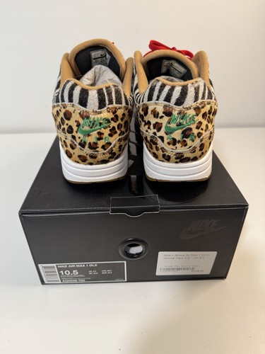 Nike Air Max 1 x Atmos DLX 2018 Animal Pack Men’s Size 10.5 AQ0928-700 OG ALL - Picture 6 of 10