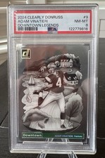 2024 Clearly Donruss Adam Vinatieri Downtown Legends PSA 8
