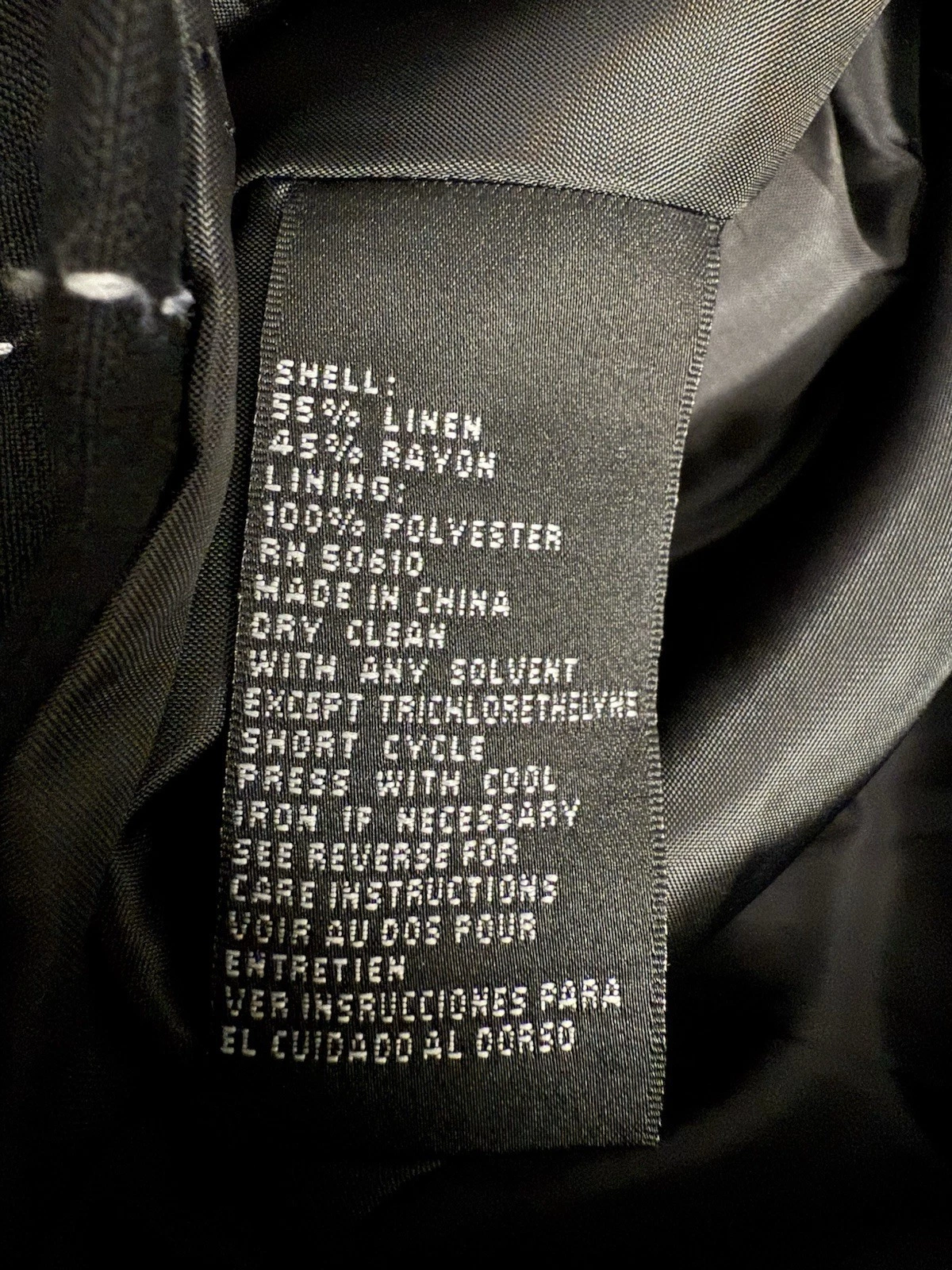 GIACCA IN MISTO LINO STILE KASPER CHANEL