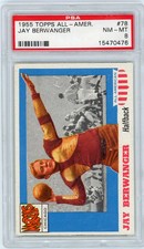 1955 Topps All-Amer. Jay Berwanger #78 PSA 8
