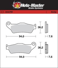 KTM SC 625 LC4 Super Competition 2002 [Front Offroad Sinter Racing Brake Pads]