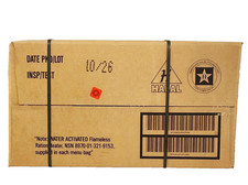 New USGI Military HALAL MRE Case Ready to Eat Meals Inspection 2026