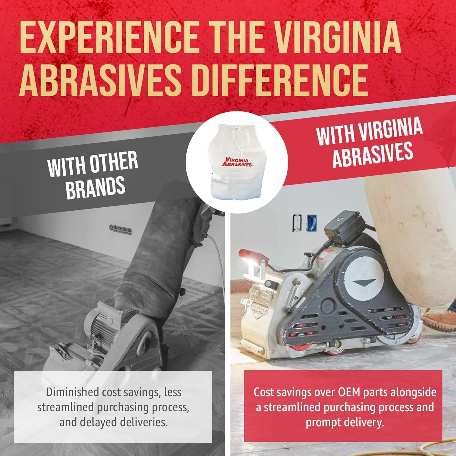 Light Duty Floor Drum Sander Dust Collector Bags for Clarke American Sanders ...