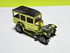 Hot Wheels Redline CLASSIC 31 FORD WOODY Lime US White Interior Very Nice !!